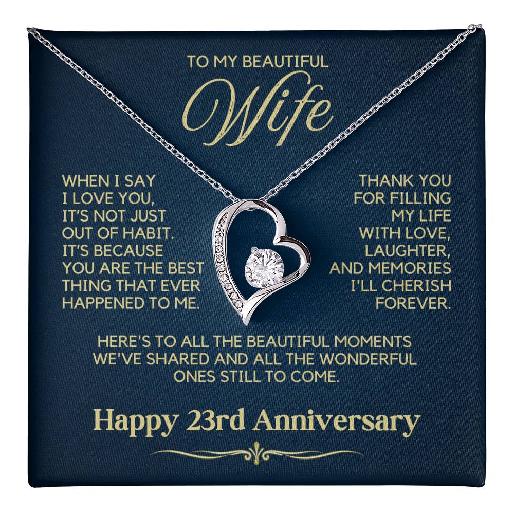 23rd Anniversary Necklace