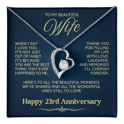 23rd Anniversary Necklace