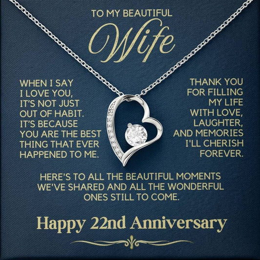 22nd Anniversary Necklace