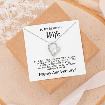 If I Could Give You One Thing In Life - Anniversary Necklace