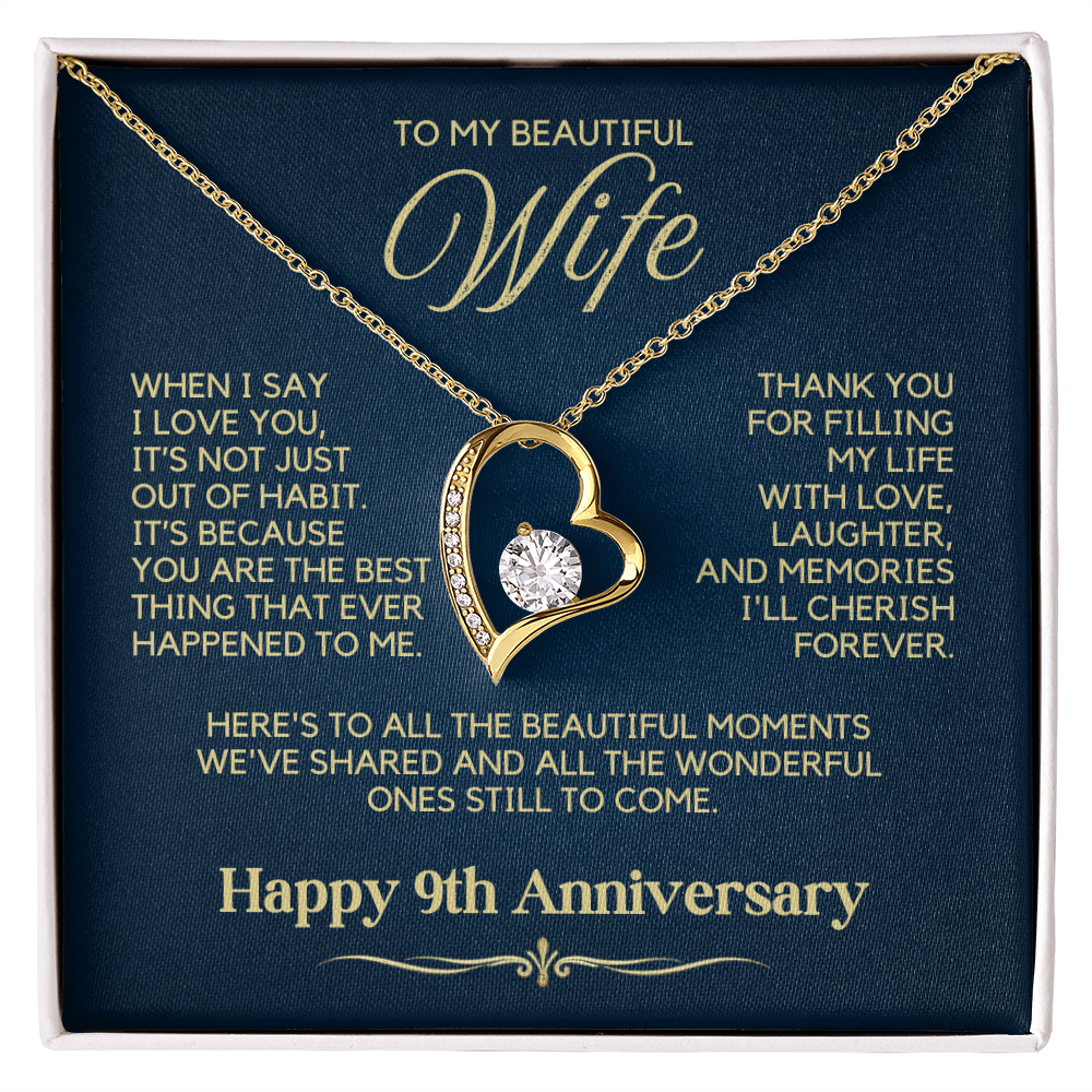 9th Anniversary Necklace