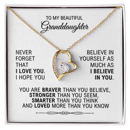 Granddaughter Love Necklace