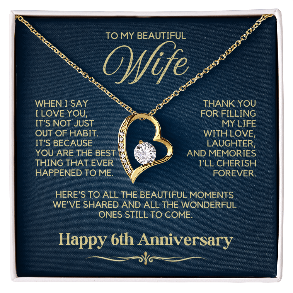 6th Anniversary Necklace