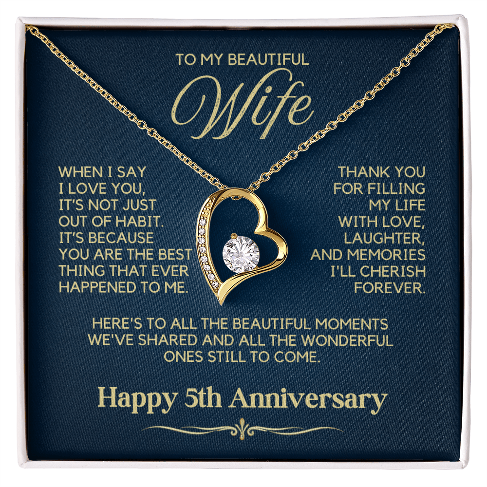 5th Anniversary Necklace