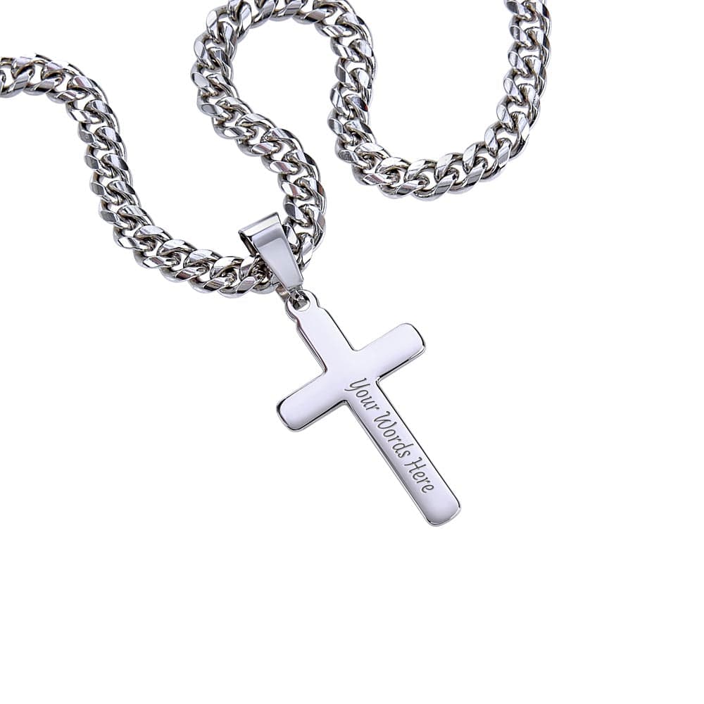 My Brilliant Son - Personalized Graduation Cross Necklace - 2026