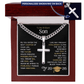 My Brilliant Son - Personalized Graduation Cross Necklace - 2026