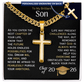My Brilliant Son - Personalized Graduation Cross Necklace - 2026