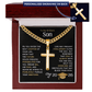 My Brilliant Son - Personalized Graduation Cross Necklace - 2026