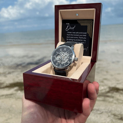To My Dad - I Will Always Be Your Little Girl - Openwork Watch