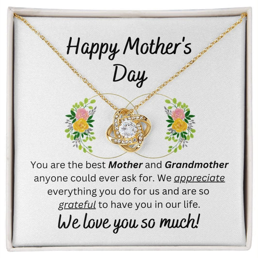 Happy Mother's Day - Best Mother And Grandmother - Necklace